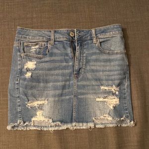 Women’s 12 Regular American eagle hi-rise mini denim skirt